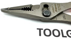 Snap On Tools Usa New Red 7  Soft Grip Long Nose Slip Joint Pliers Ln46acf