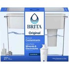 Brita Extra Large Ultramax 27 Cup Grey Filtered Water Dispenser With 1 Standard