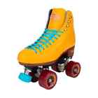 Riedell Crew Turmeric Yellow Outdoor Quad Roller Skates Size 8 Med
