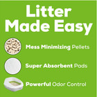 Purina Tidy Cats Breeze Hooded Cat Litter Box Starter Kit  Absorbent Pads  1 Kit