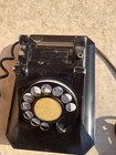 Vintage Stromberg Carlson Black Rotary Telephone Model 1243 Desk Phone