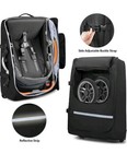 Stroller Travel Bag With Wheels  Black  Never Used