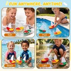 Toyvian 3pcs Toy Boats Kids Bath Toys Small Floating Pool Water Play