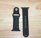 Oem Genuine Apple Watch Band Series Se 6 5 4 3 2 Black - 42 44mm Silver Pin S m