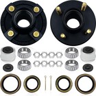 2 Sets 4 On 4   Trailer Hub Kit For 2000 Lbs 1  Or 1-1 16  Trailer Straight Axle
