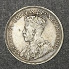 Canada 1927 25 Cents Quarter Silver Coin Key Date  - Fine  