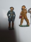 Vintage Barclay Manoil Ww1 Metal Soldiers Lot     Four Total