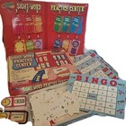 Rare Retro Vintage Home School Lot Teacher Cards Time Clock Bingo 80s 90s Y2k 