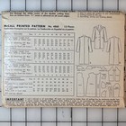 Vintage Original 1940s Mccalls Ladies Coat Pattern Sz 20 Bust 38