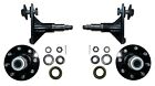 2 Pcs 8 X 6 5 Lug 8000lb Shipping Container Wheels  Bolt-on Spindle Kit New