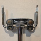 Ludwig Double Rack Tom Drum Mount Post Holder Part W l-arms 80s  Vtg 9 1 2 inch