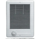 Fan Forced Electric Wall Heater W  Thermostat  White  1500w Cadet 67506 Com-pak