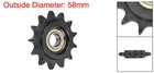 Idler Sprocket 12mm Bore 1 2  Pitch 13 Tooth Carbon Steel With Bearings