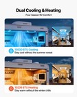 Vevor Rv Air Conditioner 15000 Btu Ducted Rooftop Rv Ac Unit Heat Pump   Cooling