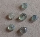 6 22 Carats Montana Sapphire Rough  6 Pieces  Mixed Colors  Unheated clean Clear