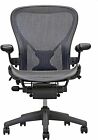 Herman Miller Fully Loaded Posture Fit Size B Aeron Chairs  - W  Led Mouse Pad