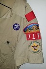 Boy Scouts Uniform Shirt Bsa  717 Vintage Insignia Scout Usa Adult Mens Md