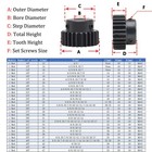 1 Mod 45  Steel Spur Gear Pinion Gear With Step Motor Gear 10-150t Bore 4-25mm