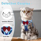 Cat Vest Harness And Leash Set For Walking Escape Proof  Adjustable Kitten Harne