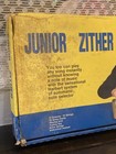 Vintage Jr Zither Lap Harp 1950s Made In Italy W box Extra Strings No Pick