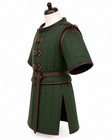 Green Medieval Gambeson Armor Coat Padded Tunic For Larp Sca Renaissance