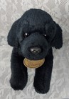 Russ Yomiko Classics Black Labrador Lab Puppy Dog 12  Plush Stuffed Animal Toy