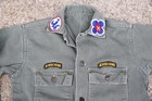 50 s Military Airborne Souvenir Jacket Child Size Vintage Field Coat Us Navy