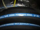 3  Id  Marine Boat Wet Exhaust Hose Wire Reinforced Hardwall Mpi Brand Per Inch