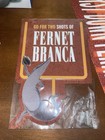 New Rare Collectible Fernet Branca Metal Football Sign   Pennant Bar Decor         