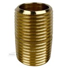 Brass Close Pipe Nipple Fitting 3 8  Mnpt X 3 8  Npt Male Adapter Connector