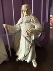 Lotr Gandalf The Grey   White Saruman Figures Lot Applause 2001 Limited Models