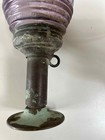 Vintage Perko Brass Stern Light Purple Beehive Glass 