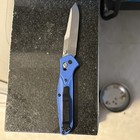Benchmade Osborne 940 Cpm S30v Blue Composite Handle Axis Lock Folding Knife