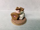 Wee Forest Folk  Beddy-bye-mousey  M-69 A p  Green Dress With Box