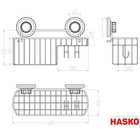 Hasko 2 Pack Shower Caddy Suction Cup With Hooks   Soap Holder  Bronze  2 Pack 