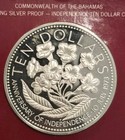 1976 Bahamas Silver  10 Proof  50 Grams Weight       1  5 Oz  Silver Content      