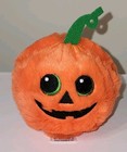 Ty Beanie Bouncers - Gourdo The Halloween Pumpkin  3-4 Inch  New Bouncy Ball Toy