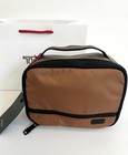 Tumi Cider Sand Cube Travel Pouch Accessory Zipper Bag