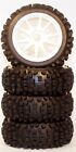 4pcs Rc 1 8 Buggy Car Off Road Tires Glued Hex 17mm  wsk  Big Block