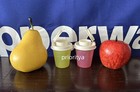 Tupperware Mini Tupper Salt   Pepper Shakers Midgets Set Of 2 Pink Yellow New