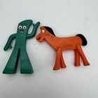 Vtg 1989 Prema Toy Co Gumby Jesco Hong Kong Pokey 3  Rubber Figures