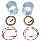 Air Compressor Cylinder Ring Kit 2 Sets Oil Free Twin Piston Repair Replacement