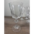 Set Of 5   Vintage Princess House Esprit 6 75  Water Goblet Stemmed Clear Glass
