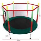 55 In Trampoline For Kids W  Safety Enclosure  Jumping Mat sports Outdoor Indoor