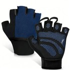 Fingerless Weight Lifting Gloves Padded Wrist Wrap Breathable Gym Workout Gloves