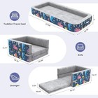 Portable Toddler Travel Bed - 35d Foam Safety Rails - 3in1 Portable Toddler