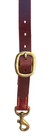Horse Amish Western Latigo Leather Training Fork Girth Attachment Brass