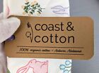 Brand New Coast   Cotton Dish Towel -easter- Spring 100  Organic Cotton Nwt Cute