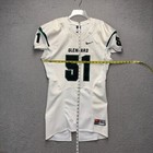 Glenbard West Hitters Football Jersey Mens Large White Green Nike Team Issue