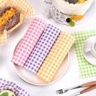 50pcs Food Waxed Paper Oil-proof Wax Paper Bread Sandwich Burger Baking Tool
